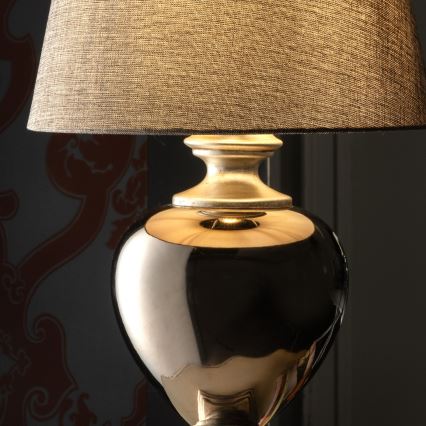 ONLI - Bordlampe AMADEUS 1xE27/15W/230V grå