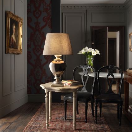 ONLI - Bordlampe AMADEUS 1xE27/15W/230V grå