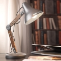 ONLI - Bordlampe ARCHITETTO 1xE27/22W/230V 62 cm grå/brun