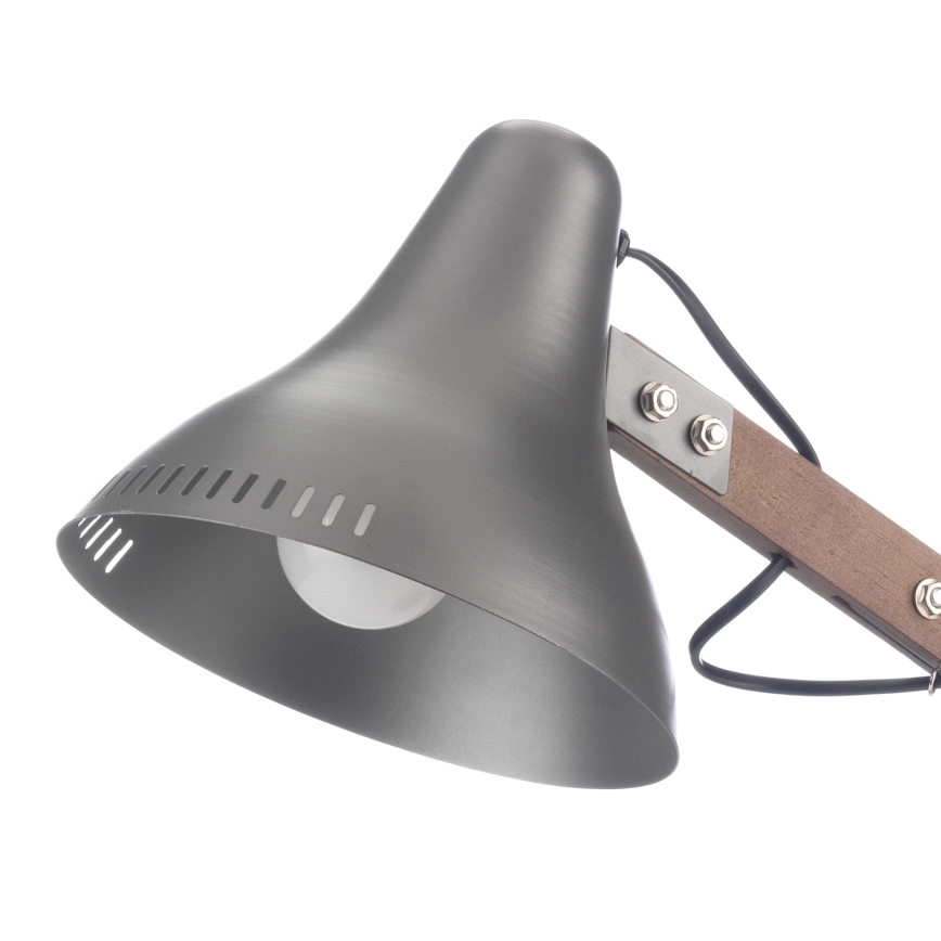 ONLI - Bordlampe ARCHITETTO 1xE27/22W/230V 62 cm grå/brun