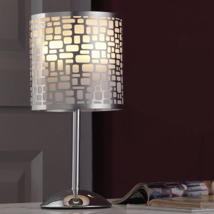 ONLI - Bordlampe BRUCE 1xE27/15W/230V 40 cm mat krom