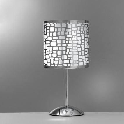 ONLI - Bordlampe BRUCE 1xE27/15W/230V 40 cm mat krom