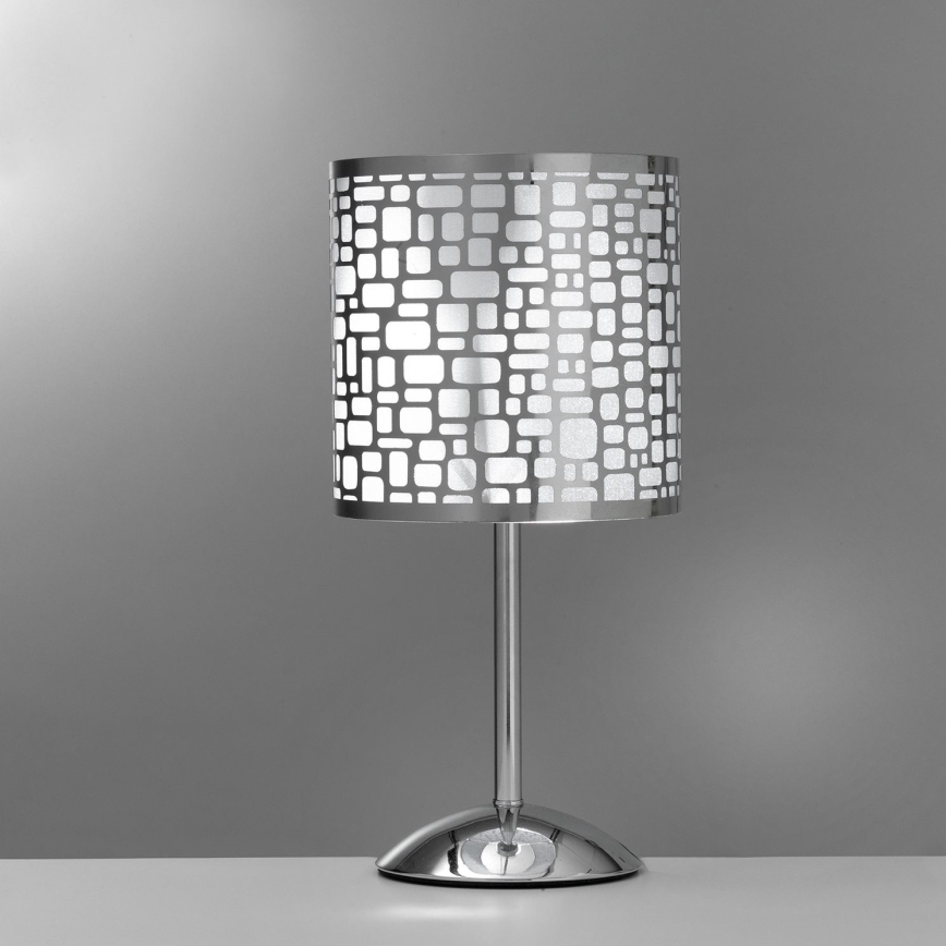 ONLI - Bordlampe BRUCE 1xE27/15W/230V 40 cm mat krom