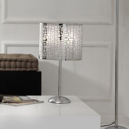 ONLI - Bordlampe BRUCE 1xE27/15W/230V 52 cm mat krom