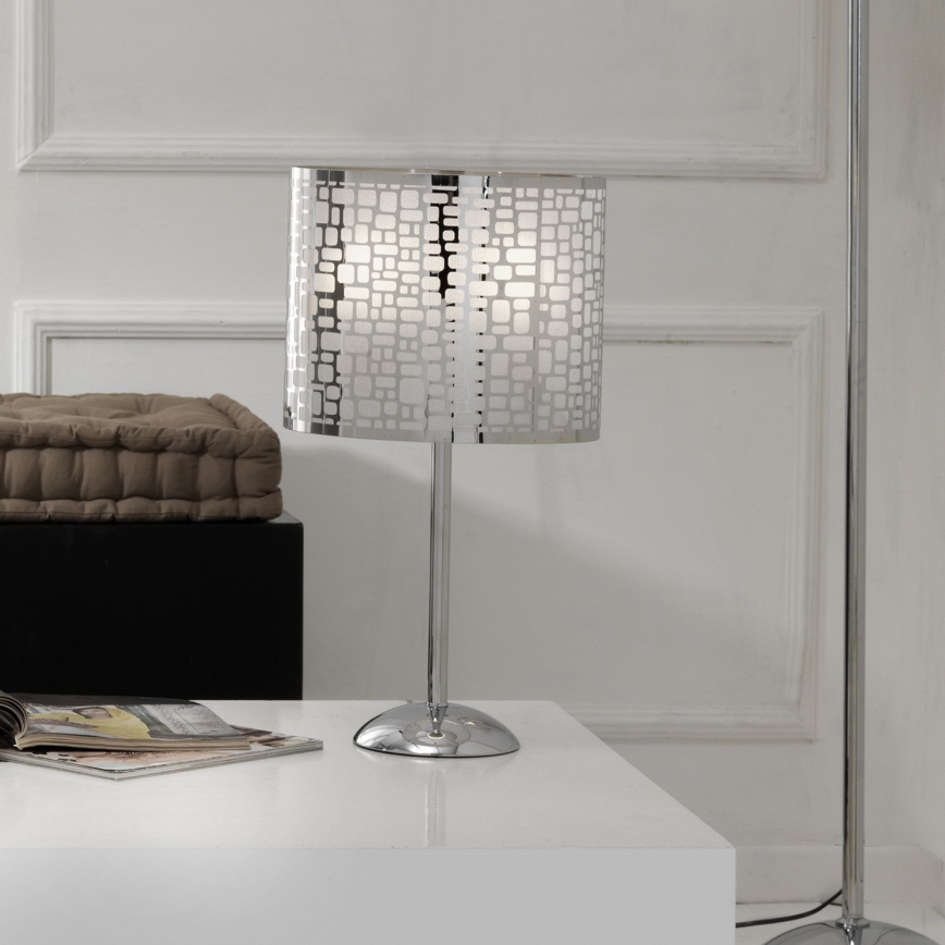 ONLI - Bordlampe BRUCE 1xE27/15W/230V 52 cm mat krom