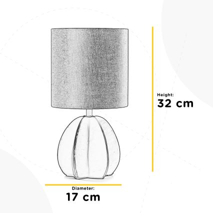 ONLI - Bordlampe CARAMBOLA 1xE14/6W/230V blå