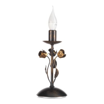 ONLI - Bordlampe CAROLINA 1xE14/6W/230V 40 cm bronze