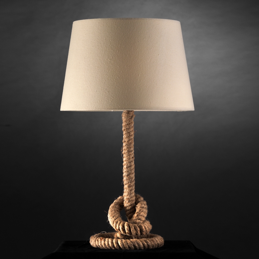 ONLI - Bordlampe CORDA 1xE27/22W/230V 50 cm beige