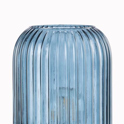 ONLI - Bordlampe DOROTY 1xE27/22W/230V blå/guldfarvet