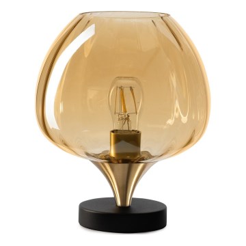 ONLI - Bordlampe ELIDE 1xE27/15W/230V sort/kobber