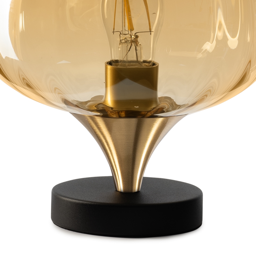 ONLI - Bordlampe ELIDE 1xE27/15W/230V sort/kobber