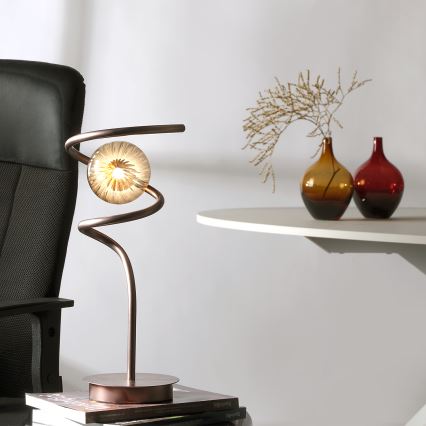 ONLI - Bordlampe FRIDA 1xG9/10W/230V 42 cm kobber