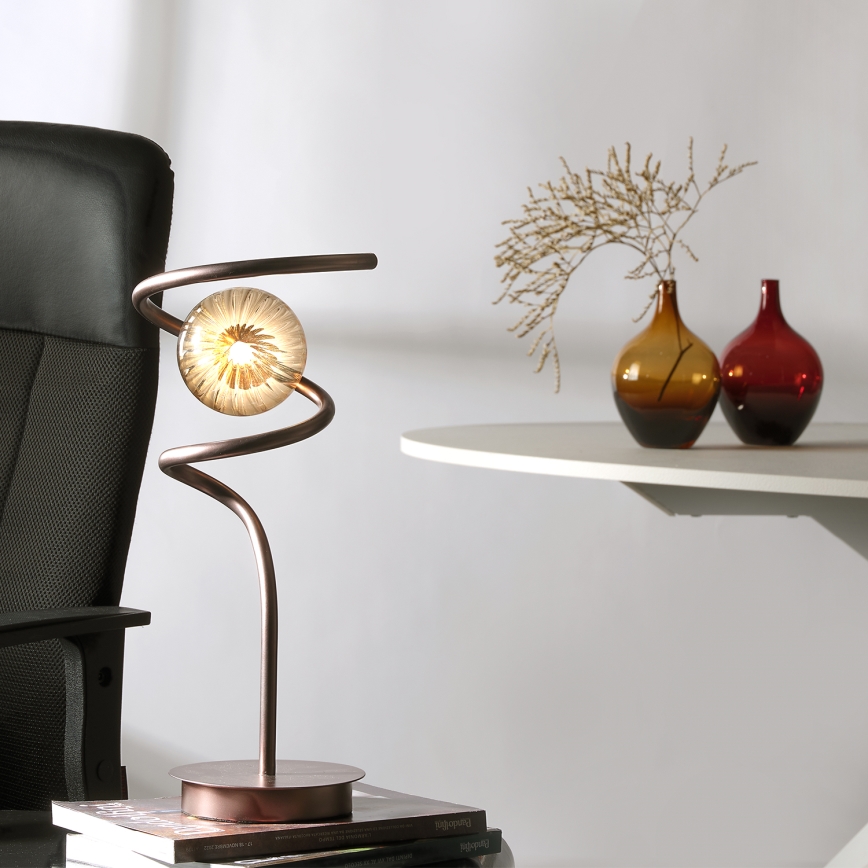 ONLI - Bordlampe FRIDA 1xG9/10W/230V 42 cm kobber