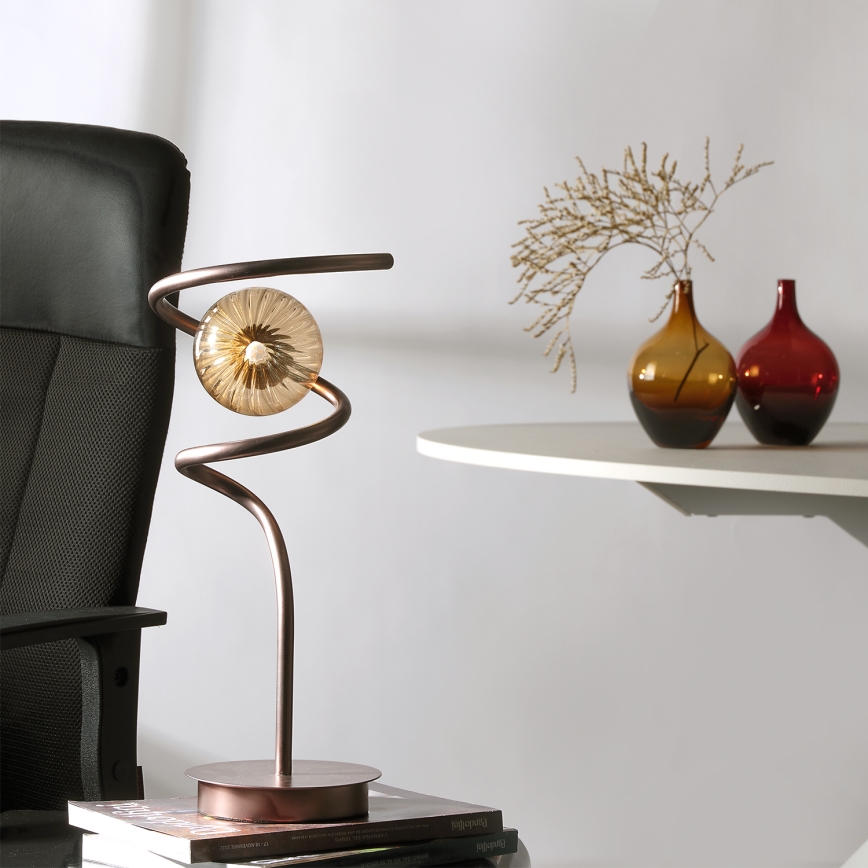 ONLI - Bordlampe FRIDA 1xG9/10W/230V 42 cm kobber