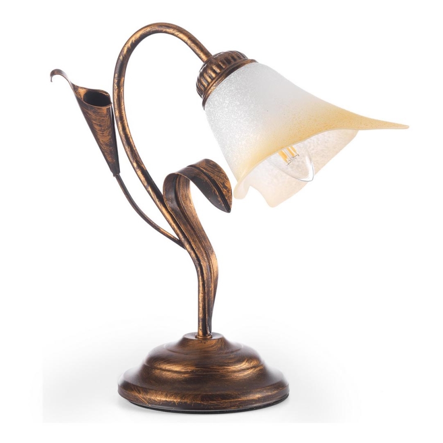 ONLI - Bordlampe LUCREZIA 1xE14/6W/230V bronze