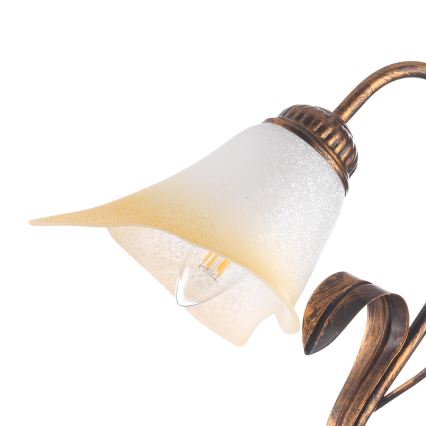 ONLI - Bordlampe LUCREZIA 1xE14/6W/230V bronze