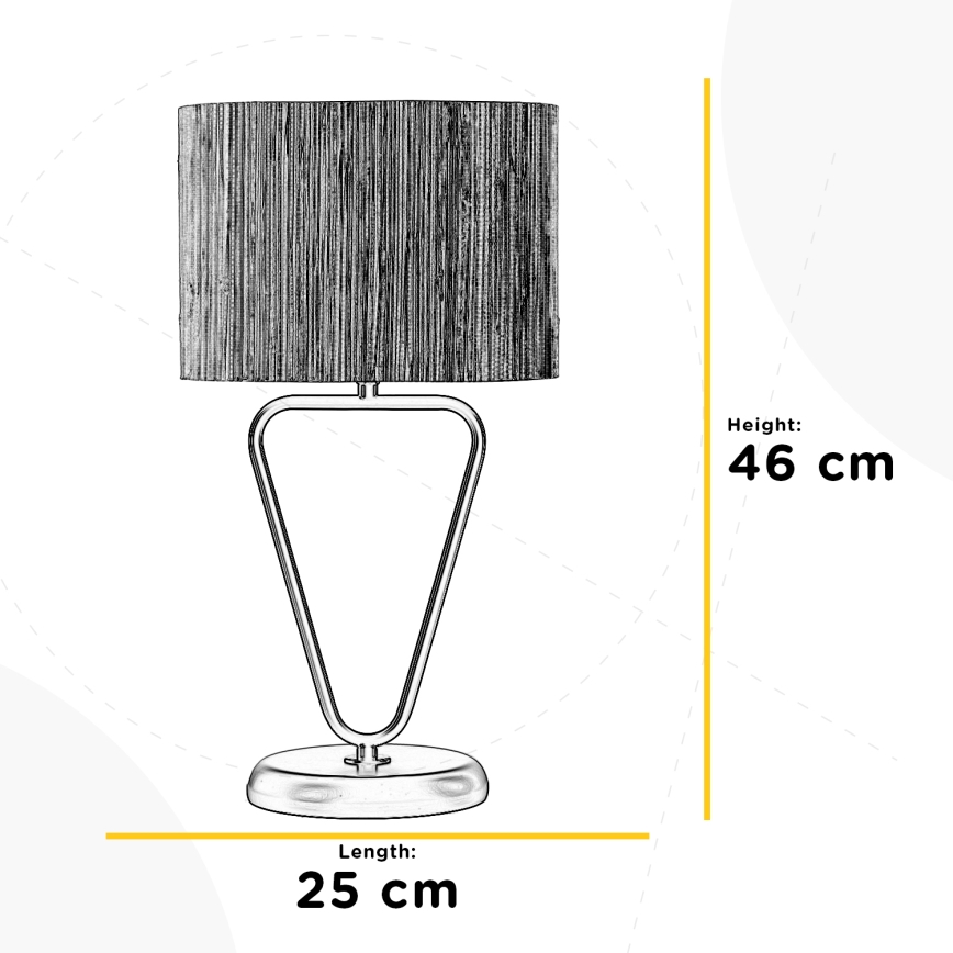 ONLI - Bordlampe MADU 1xE27/22W/230V 46 cm