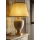 ONLI - Bordlampe MOZART 1xE27/22W/230V beige/guldfarvet 75 cm