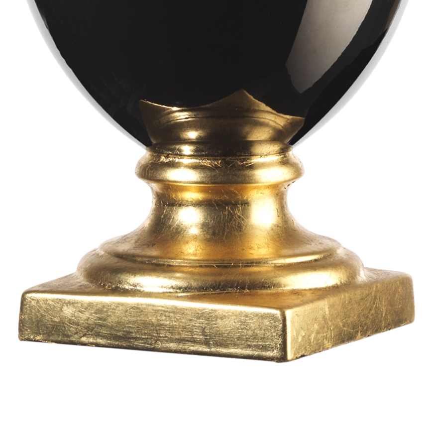 ONLI - Bordlampe MOZART 1xE27/22W/230V sort/guld 75 cm