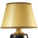 ONLI - Bordlampe MOZART 1xE27/22W/230V sort/guldfarvet 75 cm