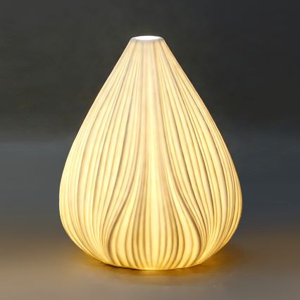 ONLI - Bordlampe NUVIA 1xE14/6W/230V 25 cm hvid