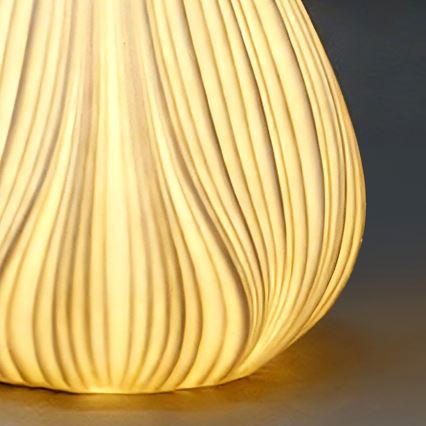 ONLI - Bordlampe NUVIA 1xE14/6W/230V 25 cm hvid