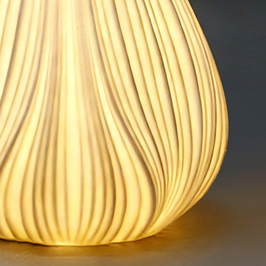 ONLI - Bordlampe NUVIA 1xE14/6W/230V 25 cm hvid