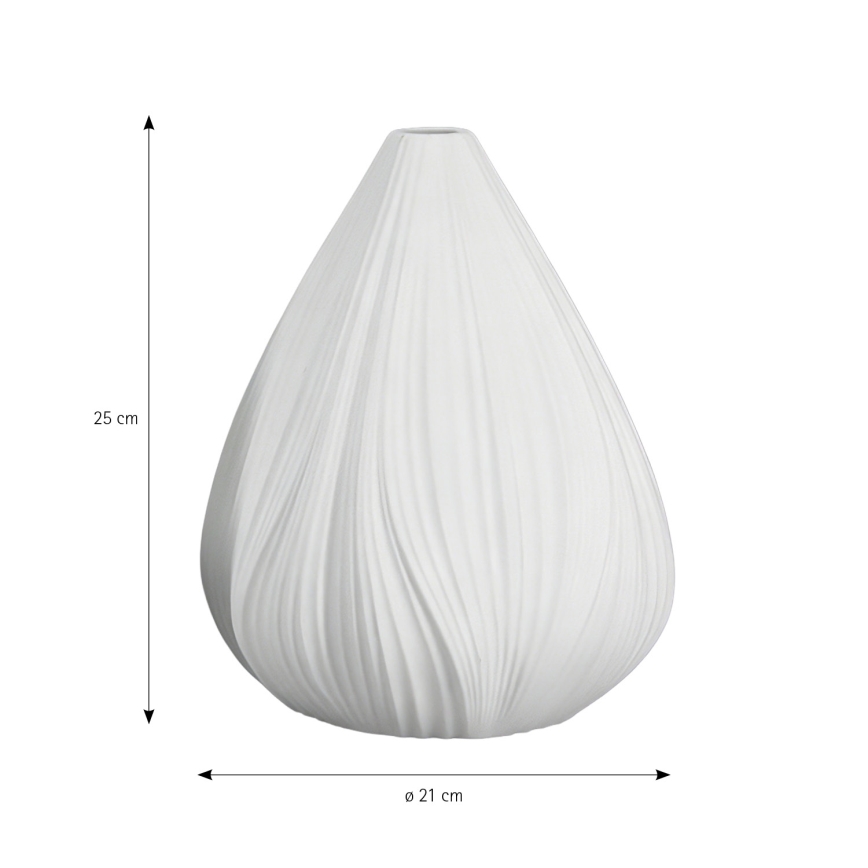 ONLI - Bordlampe NUVIA 1xE14/6W/230V 25 cm hvid
