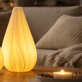 ONLI - Bordlampe NUVIA 1xE14/6W/230V 32 cm hvid