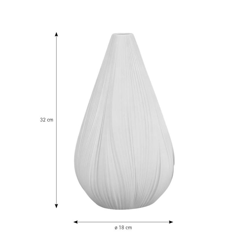 ONLI - Bordlampe NUVIA 1xE14/6W/230V 32 cm hvid