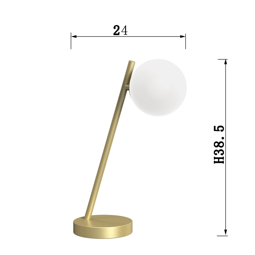 ONLI - Bordlampe PALOMA 1xG9/10W/230V 38,5 cm guldfarvet