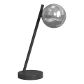 ONLI - Bordlampe PALOMA 1xG9/10W/230V 38,5 cm sort/røget