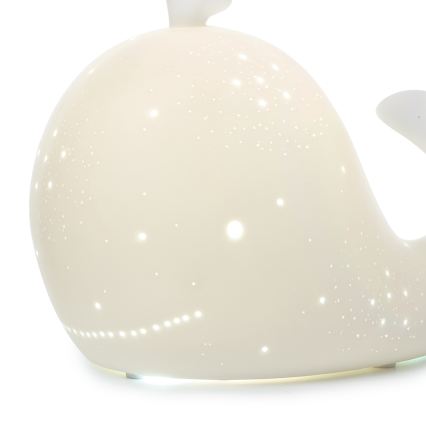 ONLI - Bordlampe PORCELLANA 1xE14/6W/230V 16,2 cm hval
