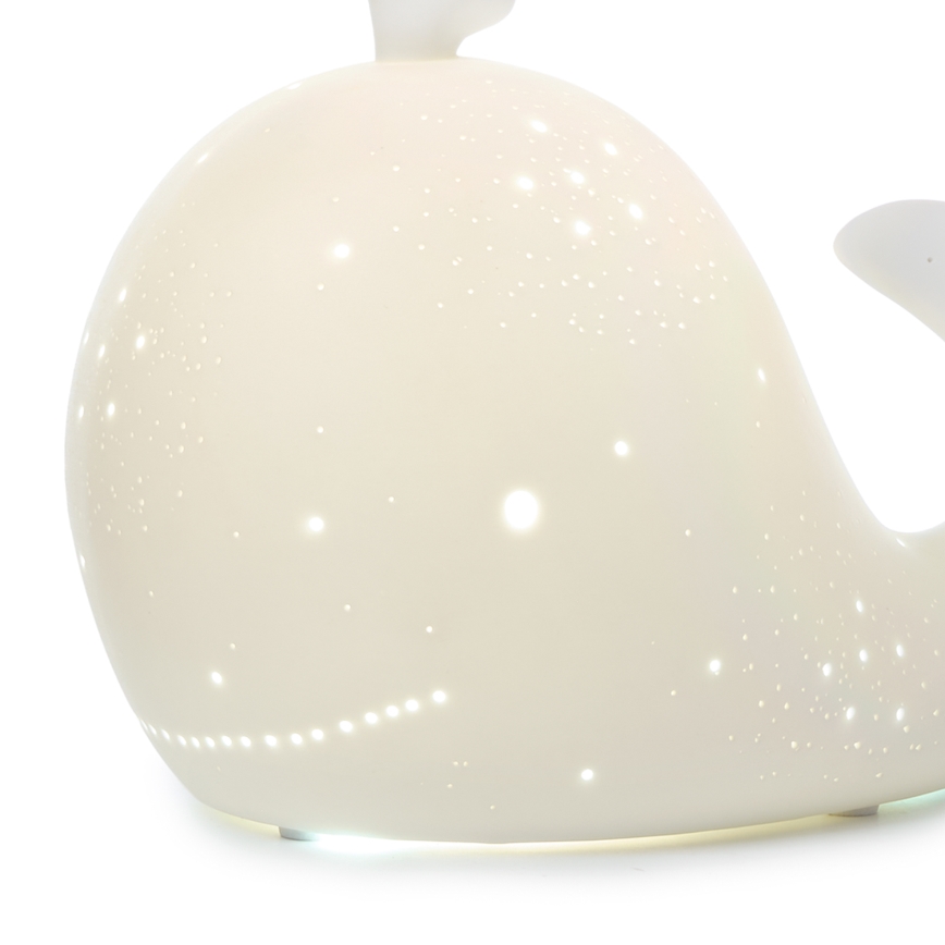 ONLI - Bordlampe PORCELLANA 1xE14/6W/230V 16,2 cm hval
