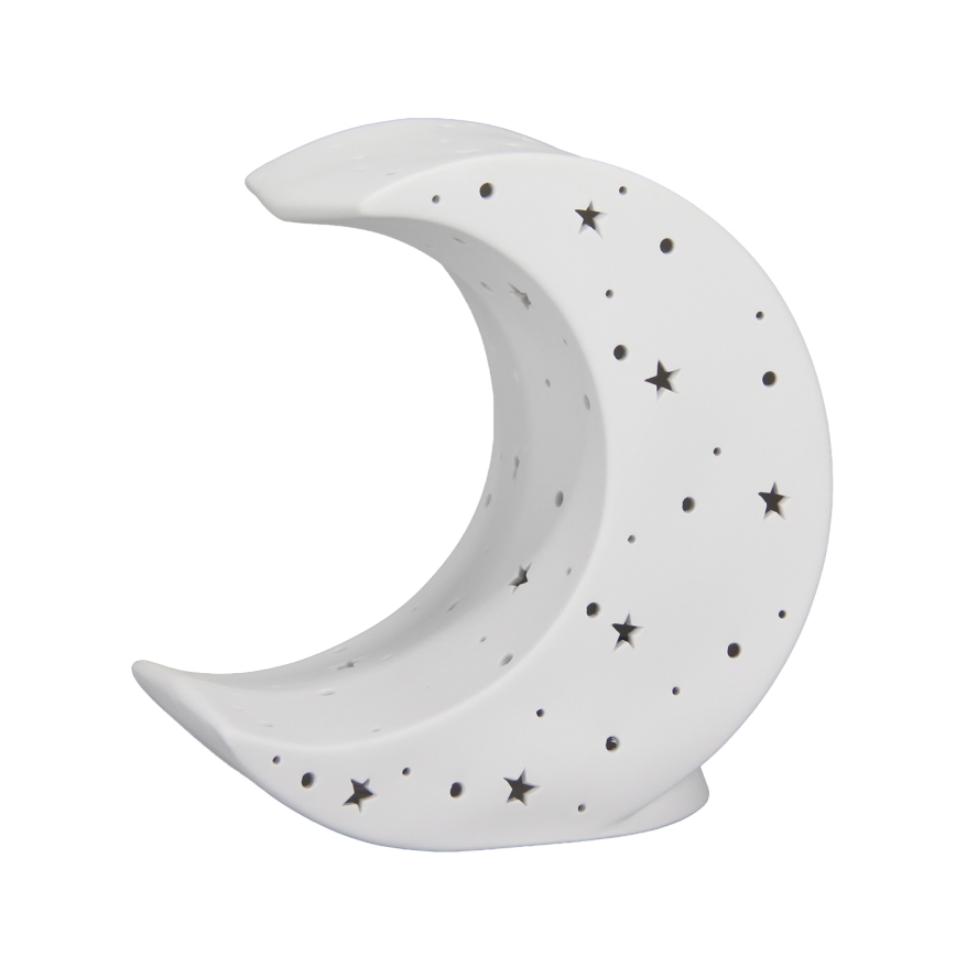 ONLI - Bordlampe PORCELLANA 1xE14/6W/230V 21 cm måne