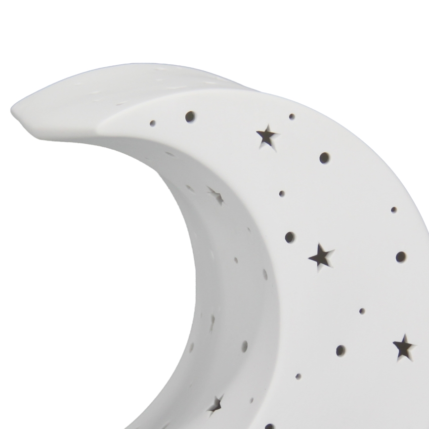 ONLI - Bordlampe PORCELLANA 1xE14/6W/230V 21 cm måne