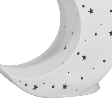 ONLI - Bordlampe PORCELLANA 1xE14/6W/230V 21 cm måne