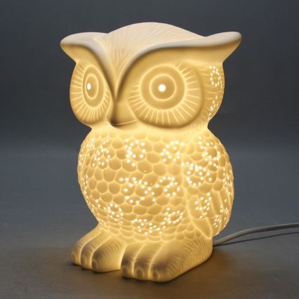 ONLI - Bordlampe PORCELLANA 1xE14/6W/230V 25 cm ugle