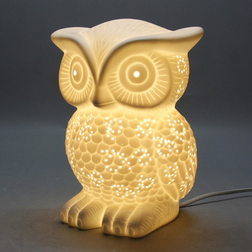 ONLI - Bordlampe PORCELLANA 1xE14/6W/230V 25 cm ugle