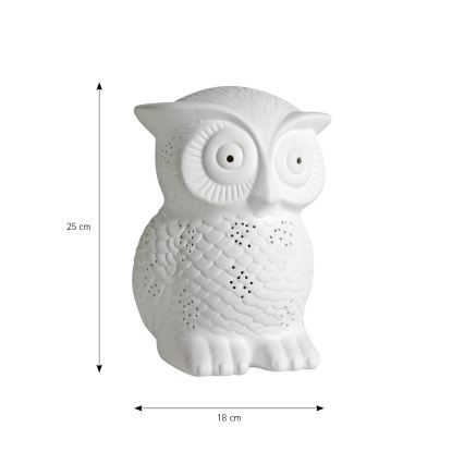 ONLI - Bordlampe PORCELLANA 1xE14/6W/230V 25 cm ugle