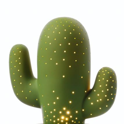 ONLI - Bordlampe PORCELLANA 1xE14/6W/230V 27 cm kaktus