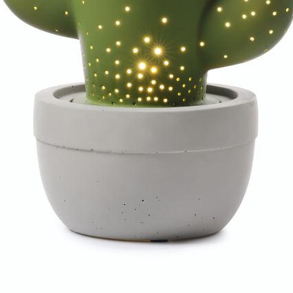 ONLI - Bordlampe PORCELLANA 1xE14/6W/230V 27 cm kaktus