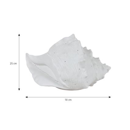 ONLI - Bordlampe PORCELLANA 1xE14/6W/230V 29 cm muslingeskal