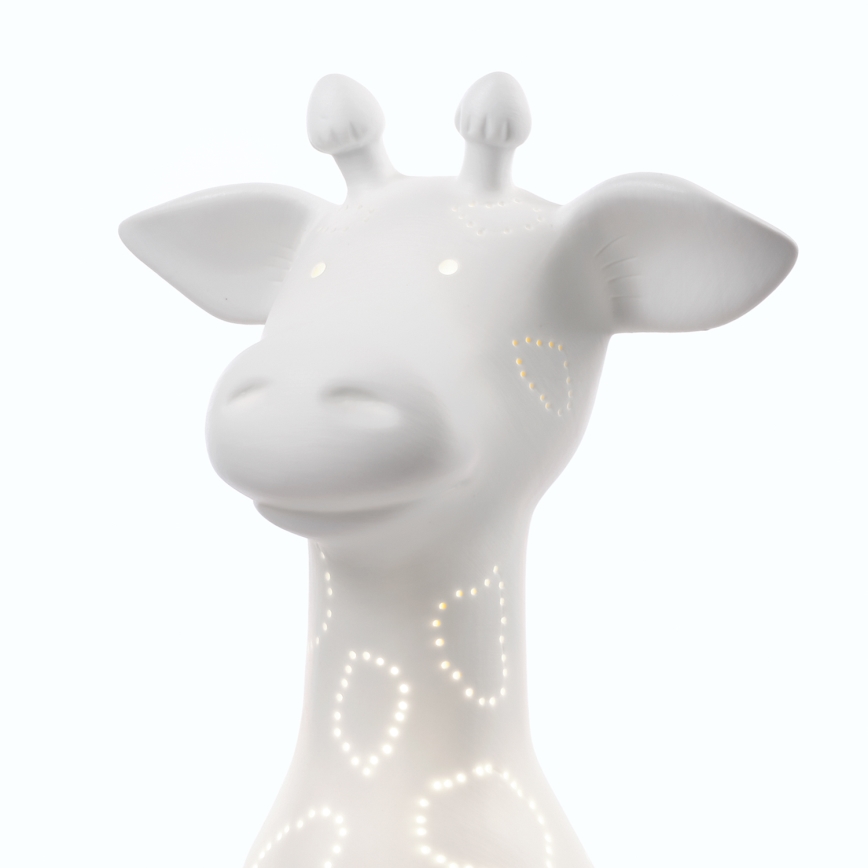 ONLI - Bordlampe PORCELLANA 1xE14/6W/230V 30 cm giraf
