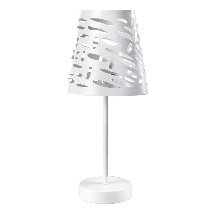 ONLI - Bordlampe RICKY 1xE14/10W/230V 28 cm hvid