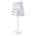 ONLI - Bordlampe RICKY 1xE14/10W/230V 28 cm hvid