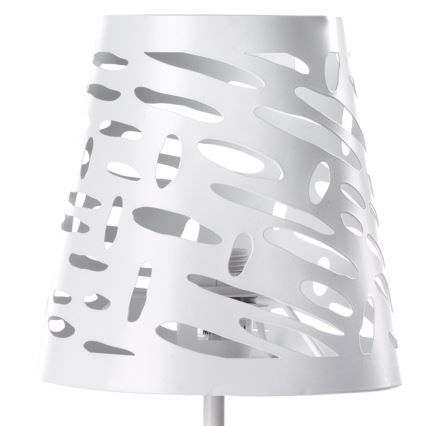 ONLI - Bordlampe RICKY 1xE14/10W/230V 28 cm hvid