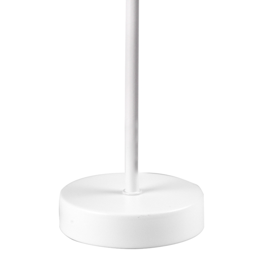 ONLI - Bordlampe RICKY 1xE14/10W/230V 28 cm hvid
