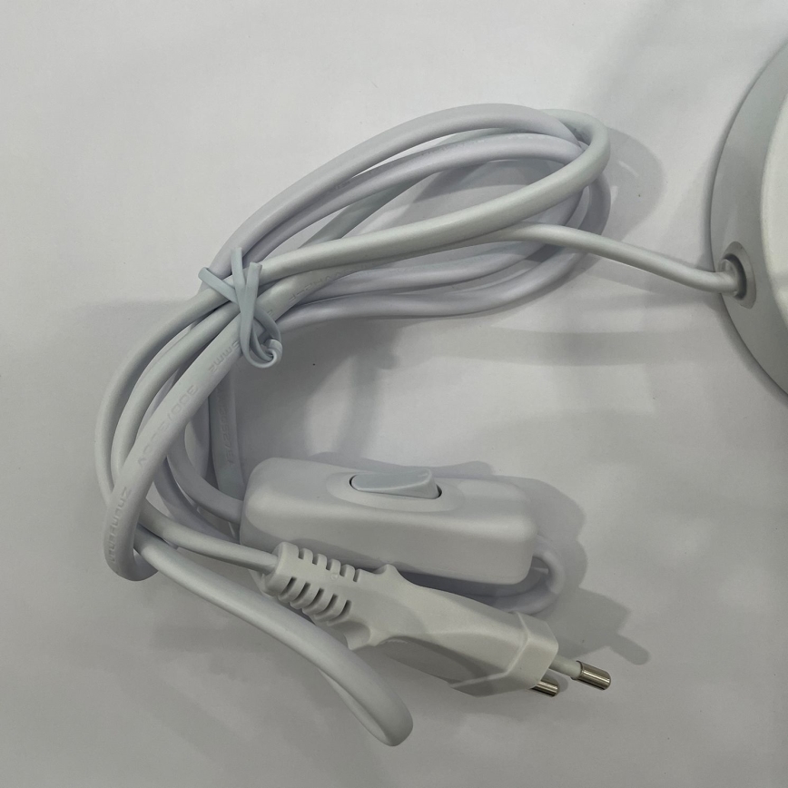 ONLI - Bordlampe RICKY 1xE14/10W/230V 28 cm hvid