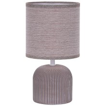 ONLI - Bordlampe SHELLY 1xE27/22W/230V brun 28 cm